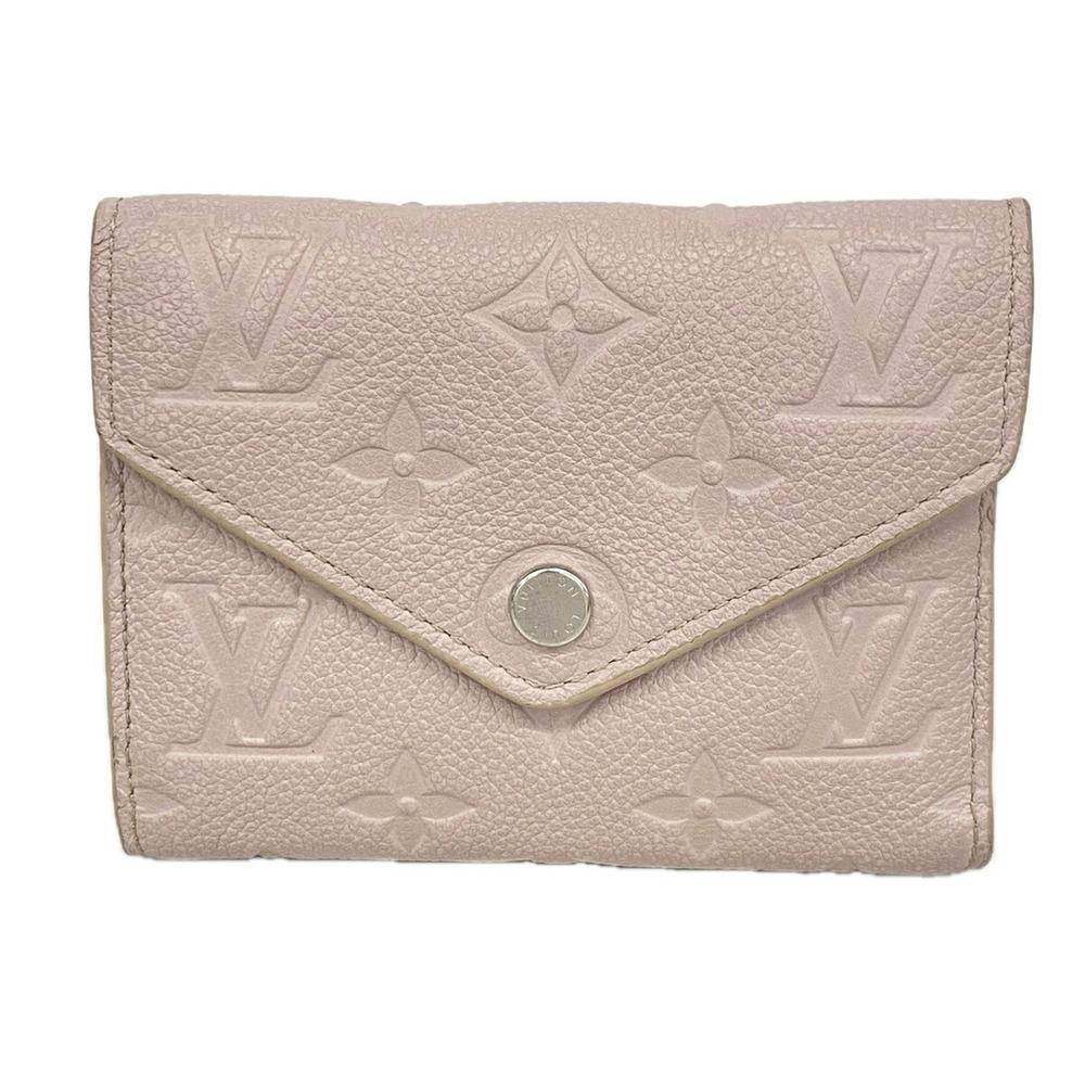Louis Vuitton Tri-fold Wallet Monogram Empreinte Portefeuille Victorine M1346...